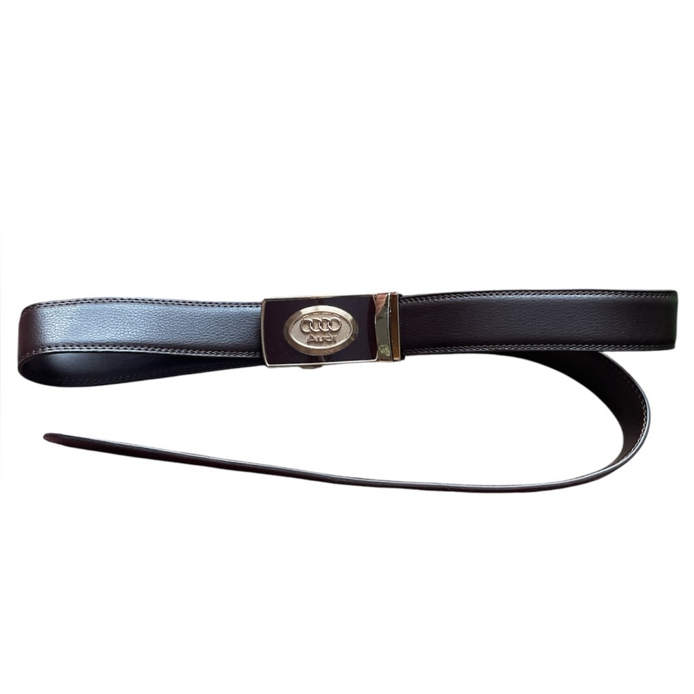 Audi Brown adjustable leather belt